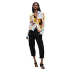 Mehrfarbige Viskose-Bluse Desigual