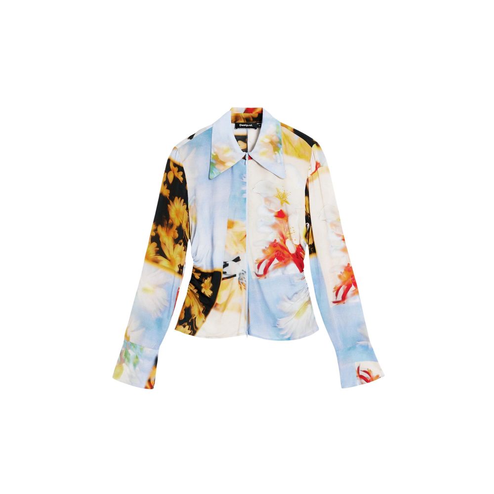 Mehrfarbige Viskose-Bluse Desigual