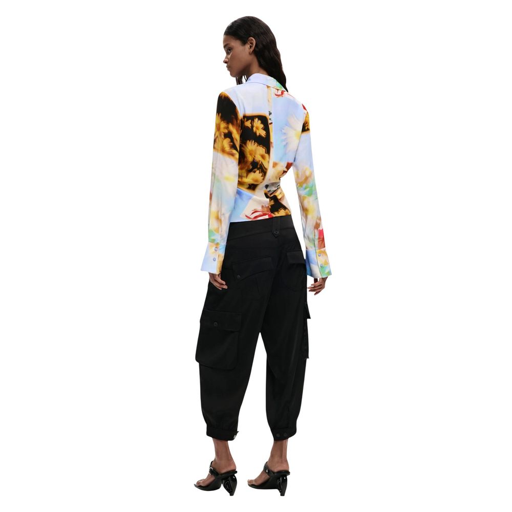 Mehrfarbige Viskose-Bluse Desigual