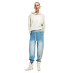Hellblaue Mom Jeans aus Baumwolle Desigual