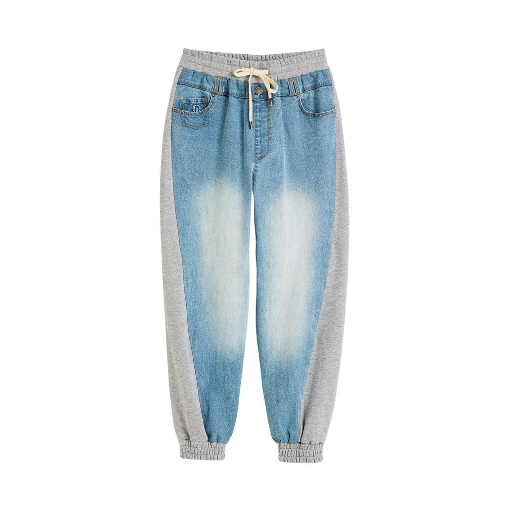 Hellblaue Mom Jeans aus Baumwolle Desigual
