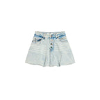 Blaue Baumwoll-Minirock Desigual