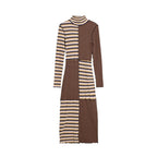 Braunes Baumwoll-Maxikleid Desigual