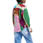 Zweifarbige Lyocell-Bluse Desigual