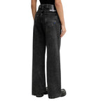 Schwarze Jeans aus recycelter Baumwolle im Relaxed Fit Karl Lagerfeld