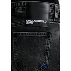 Schwarze Jeans aus recycelter Baumwolle im Relaxed Fit Karl Lagerfeld
