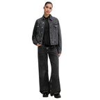 Schwarze Jeans aus recycelter Baumwolle im Relaxed Fit Karl Lagerfeld