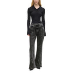 Schwarze Mom-Jeans aus recycelter Baumwolle Karl Lagerfeld