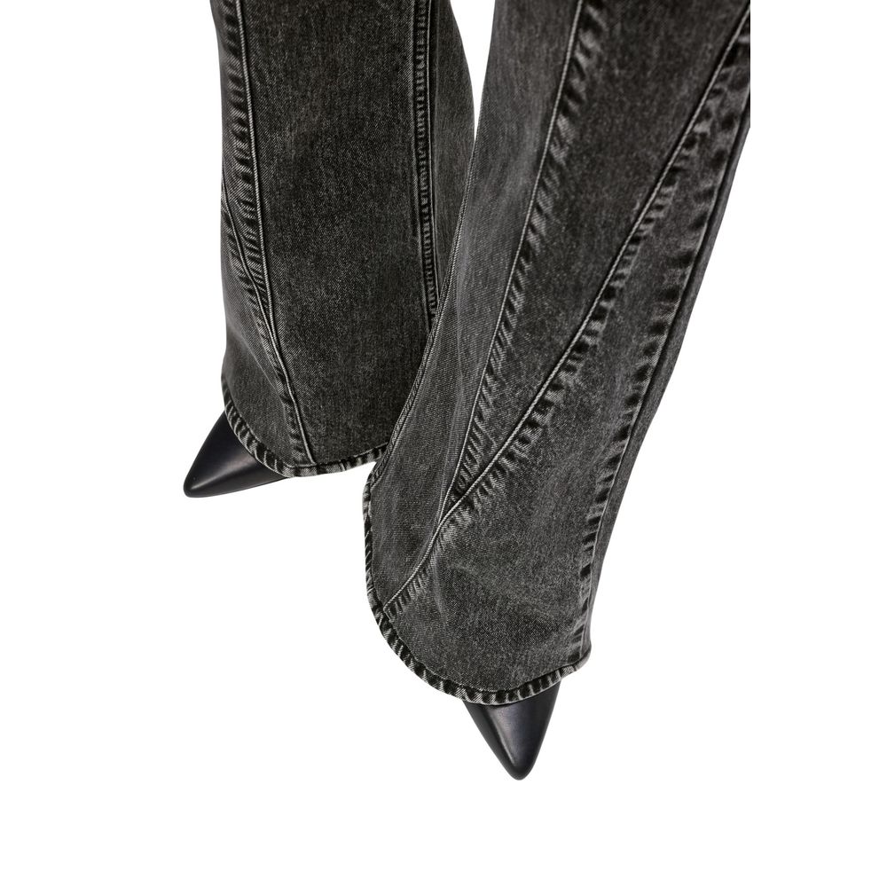 Schwarze Mom-Jeans aus recycelter Baumwolle Karl Lagerfeld