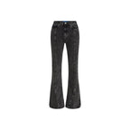 Schwarze Mom-Jeans aus recycelter Baumwolle Karl Lagerfeld