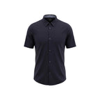 Blaue Polyamid-Kurzarmhemd Armani Exchange