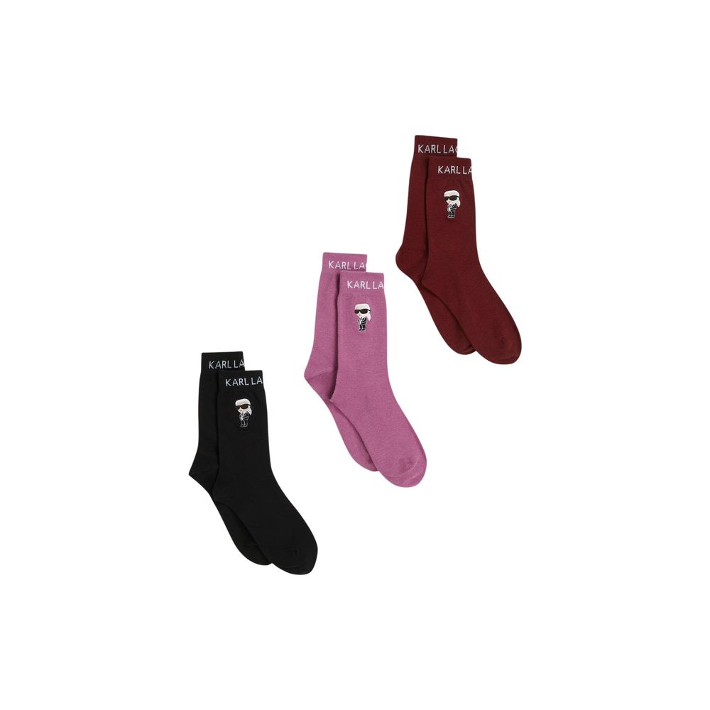 Rosa Baumwollsocken Karl Lagerfeld