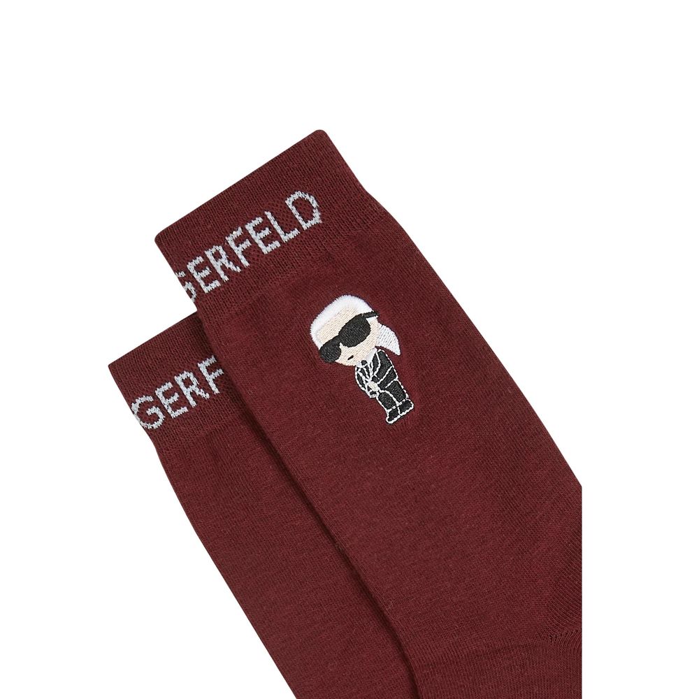 Rosa Baumwollsocken Karl Lagerfeld