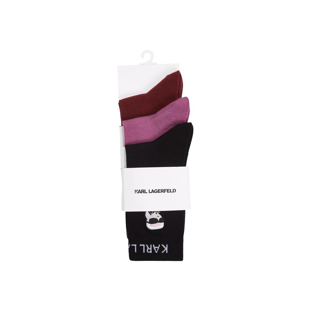 Rosa Baumwollsocken Karl Lagerfeld