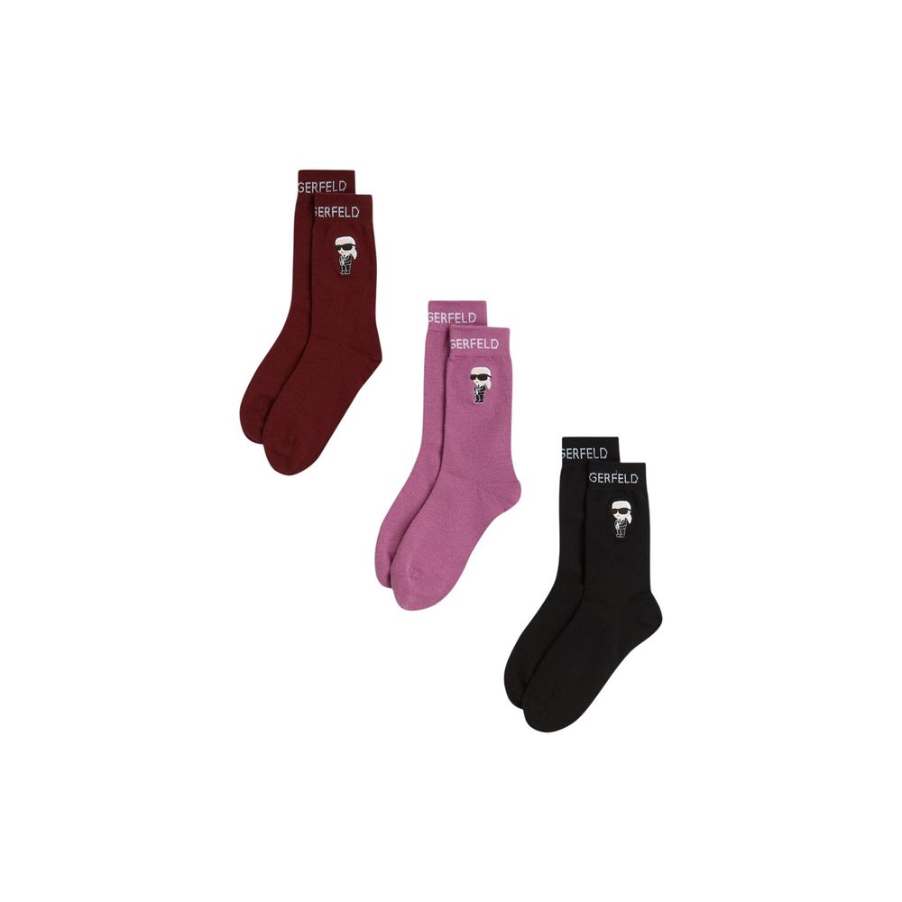Rosa Baumwollsocken Karl Lagerfeld