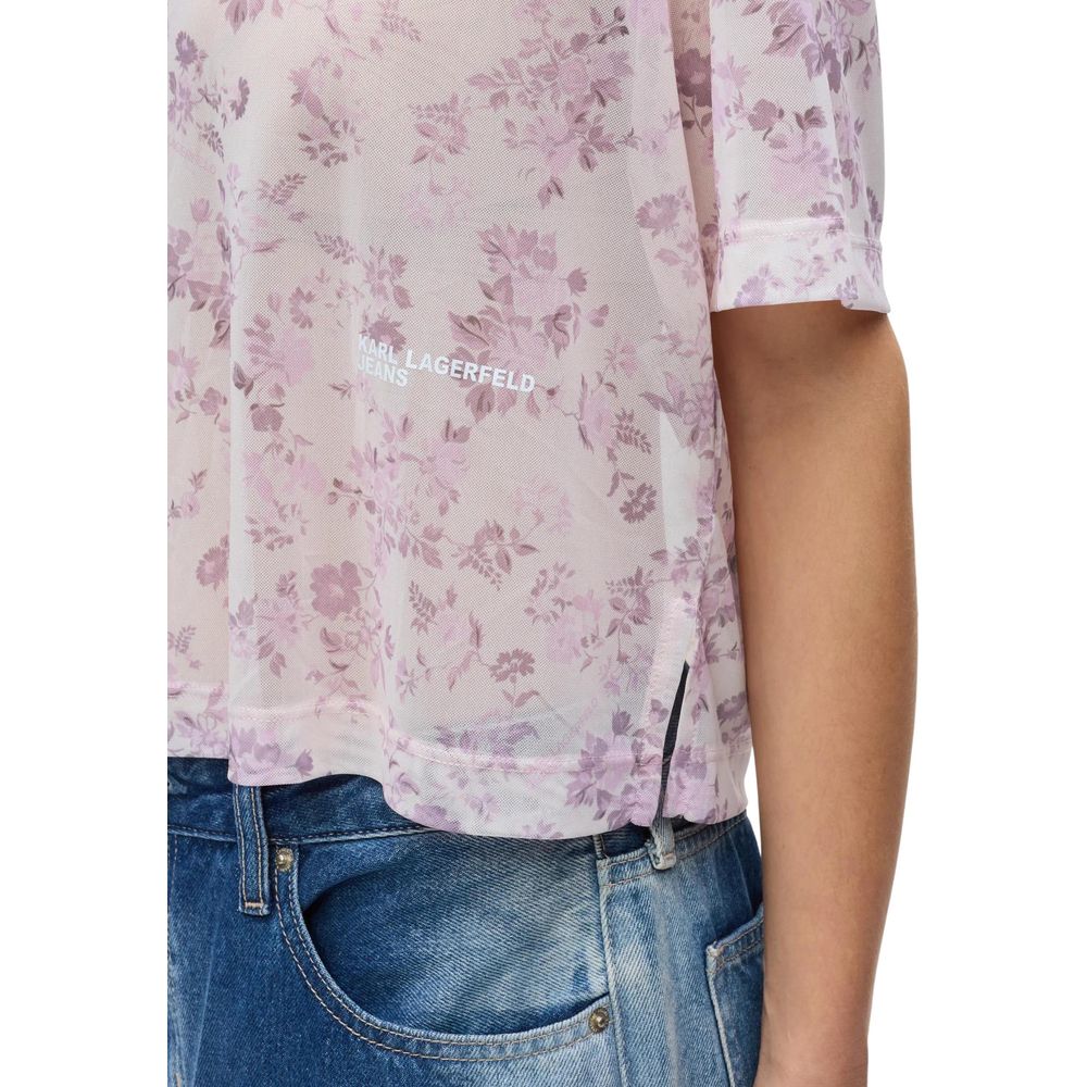 Mehrfarbiges Polyester-T-Shirt Karl Lagerfeld