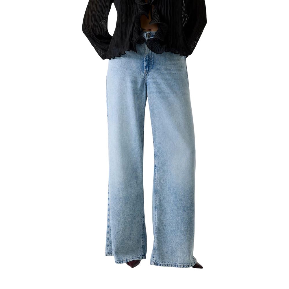 Hellblaue Lyocell Jeans im Relaxed Fit Guess