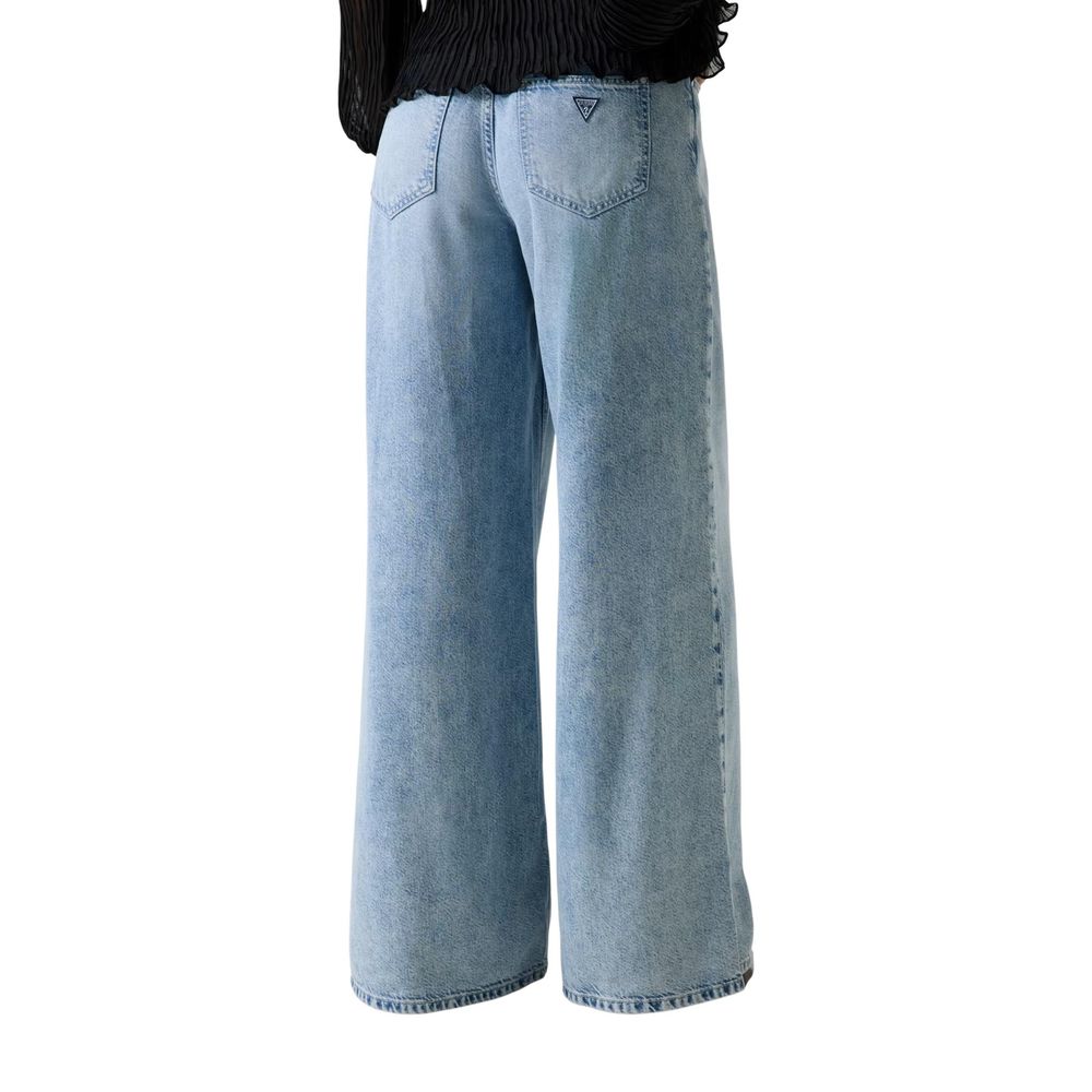Hellblaue Lyocell Jeans im Relaxed Fit Guess