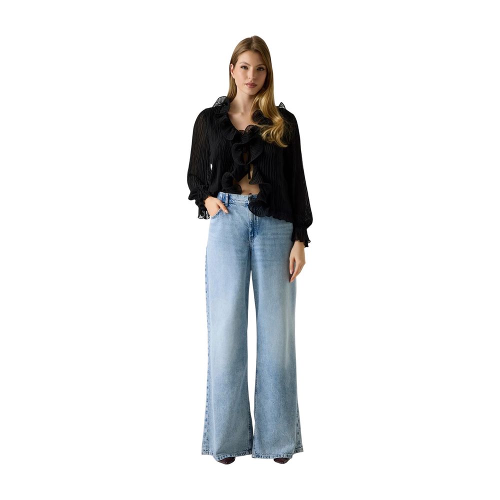 Hellblaue Lyocell Jeans im Relaxed Fit Guess