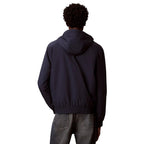 Blaue Jacke aus recyceltem Polyester in voller Länge Calvin Klein Jeans