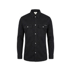 Schwarzes Baumwollhemd Calvin Klein Jeans