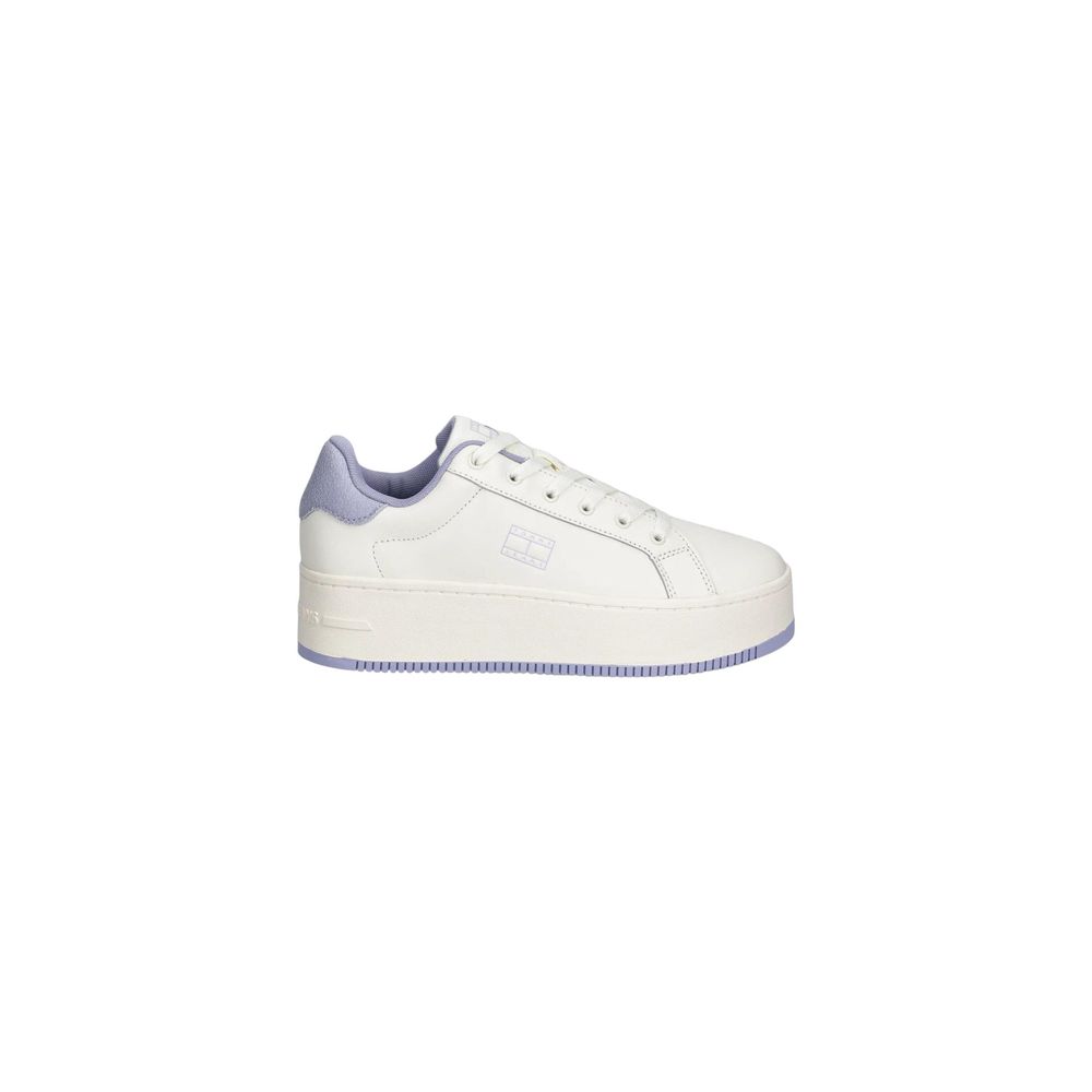 Weiße Leder Chunky Sneaker Tommy Hilfiger Jeans