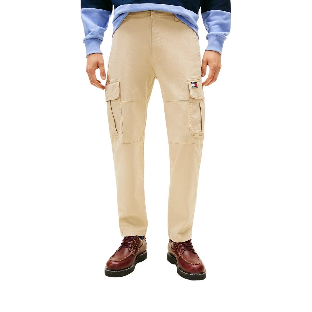 Beige Cargohose aus recycelter Baumwolle Tommy Hilfiger Jeans
