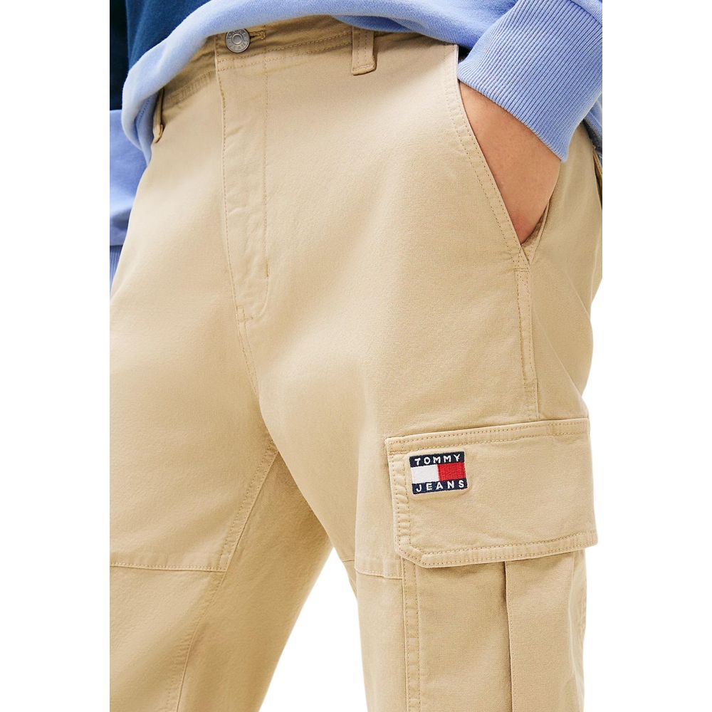 Beige Cargohose aus recycelter Baumwolle Tommy Hilfiger Jeans