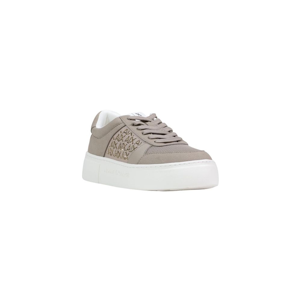 Braune Polyamid-Sneaker für sportliche Looks Armani Exchange