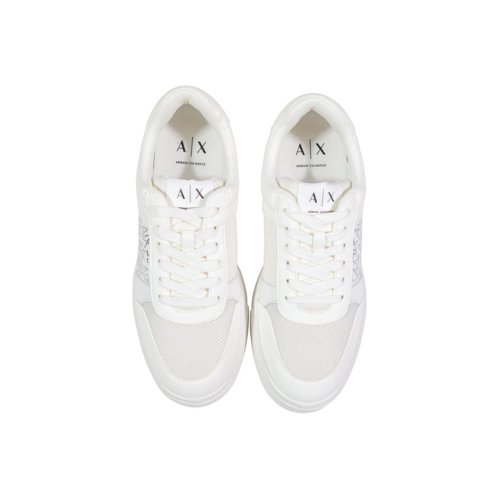 Weiße Sneaker aus Polyamid Armani Exchange