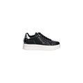Schwarze Plateau-Sneaker aus Polyethylen Guess