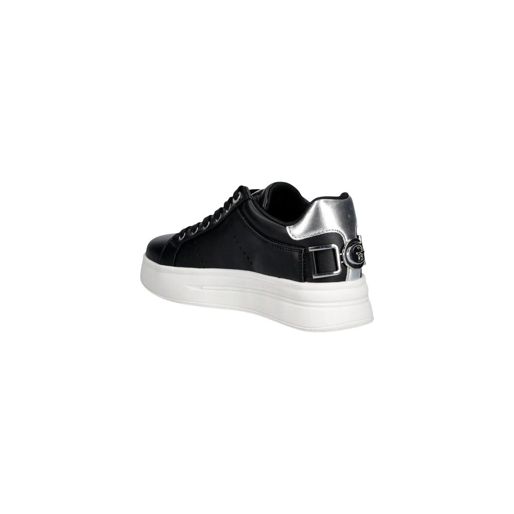 Schwarze Plateau-Sneaker aus Polyethylen Guess