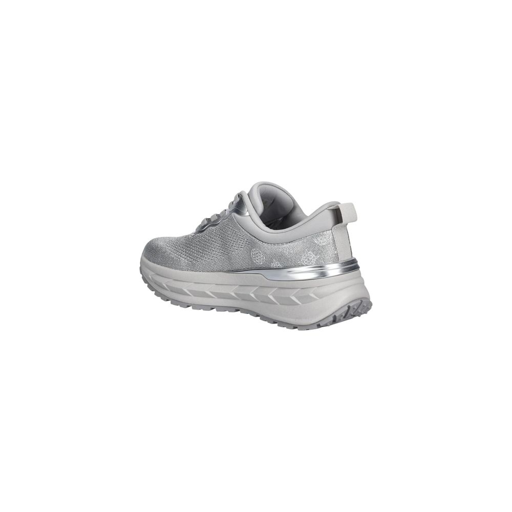 Silberne Chunky Sneaker aus Polyester Guess