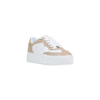 Beige Polyethylene Low Top Sneakers Guess