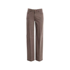 Beige Lyocell Schlaghose Guess