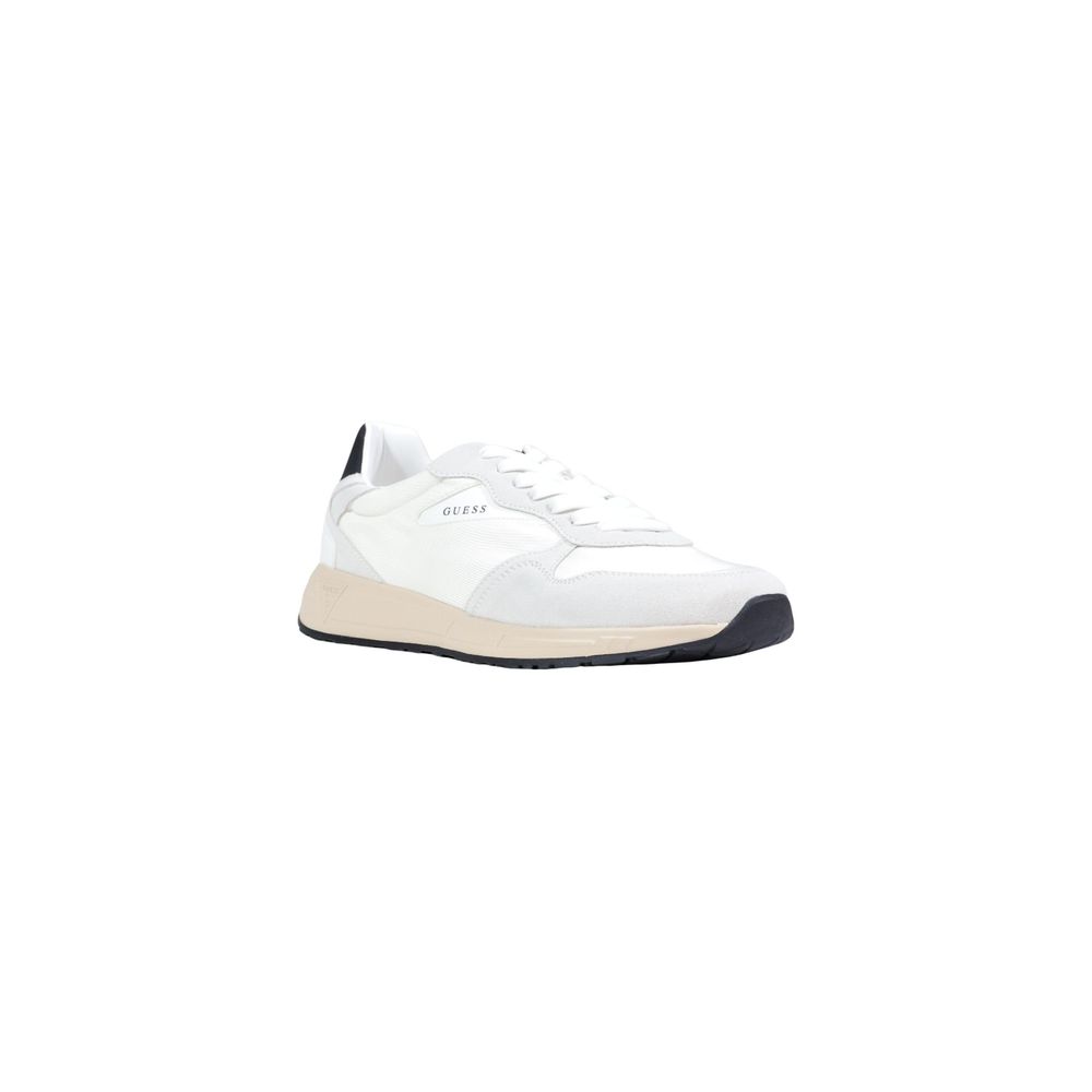 Weiße Sneaker aus Polyester im Athletic-Stil Guess