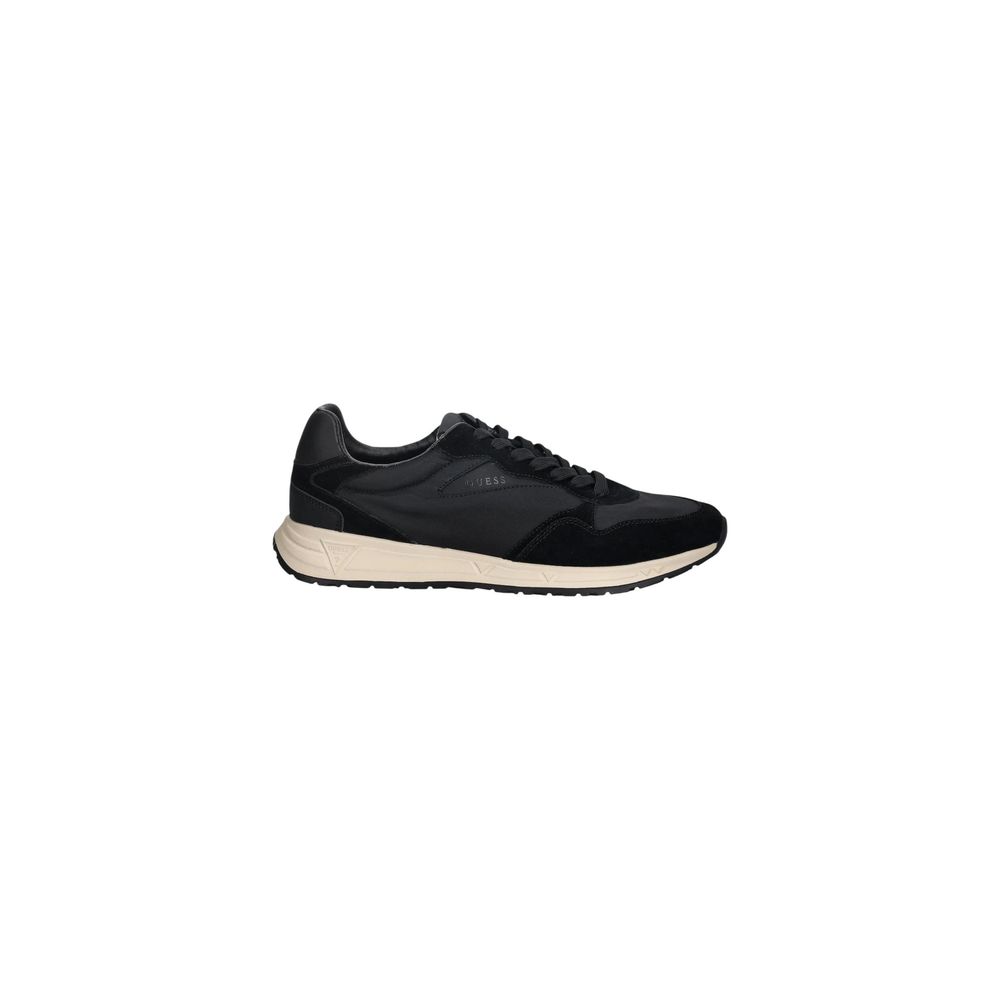 Schwarze Sneaker aus Polyester für sportliche Looks Guess