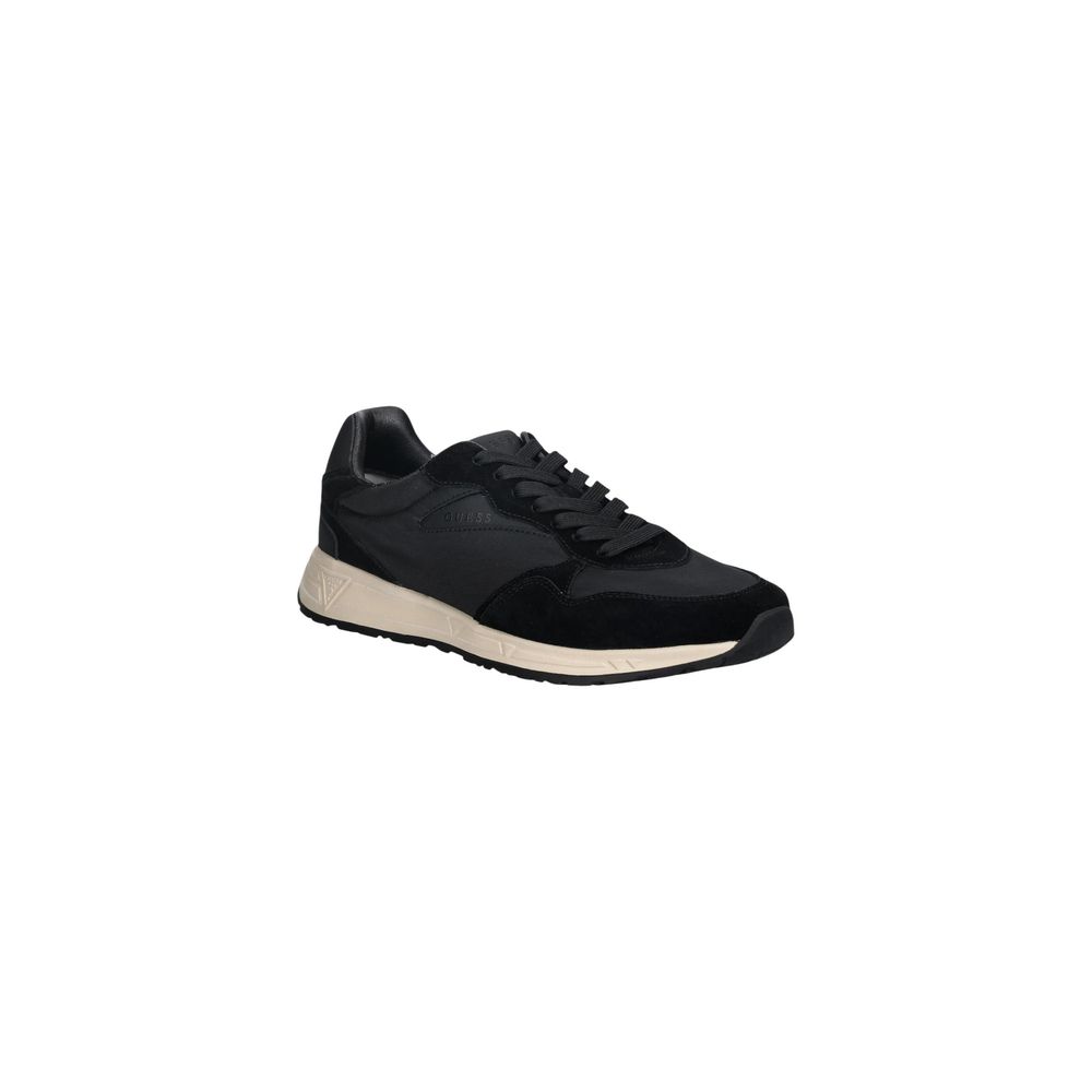 Schwarze Sneaker aus Polyester für sportliche Looks Guess
