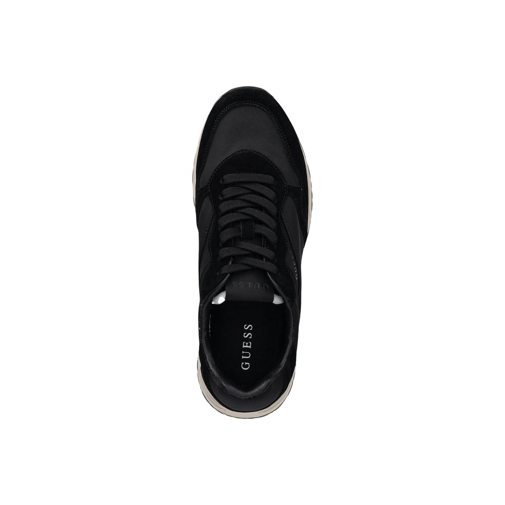 Schwarze Sneaker aus Polyester für sportliche Looks Guess