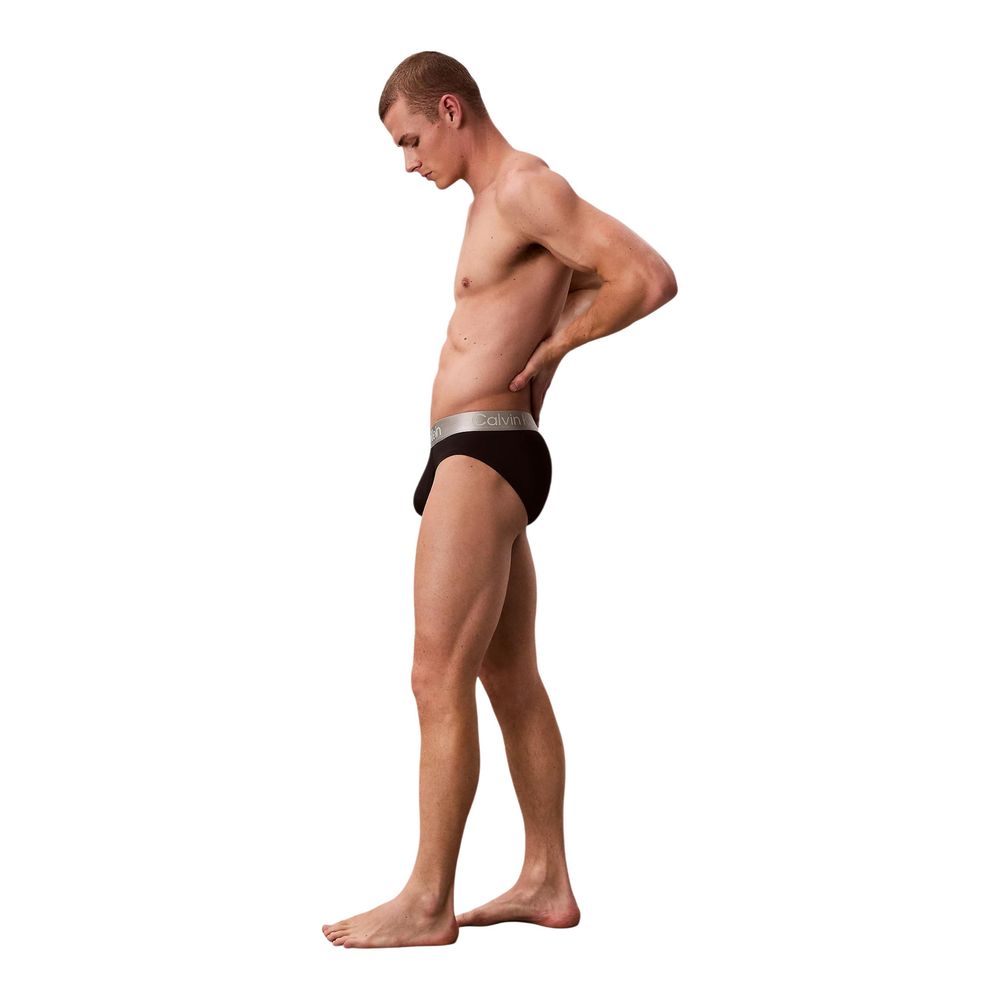 Schwarze und weiße Slips aus recyceltem Polyester Calvin Klein Underwear