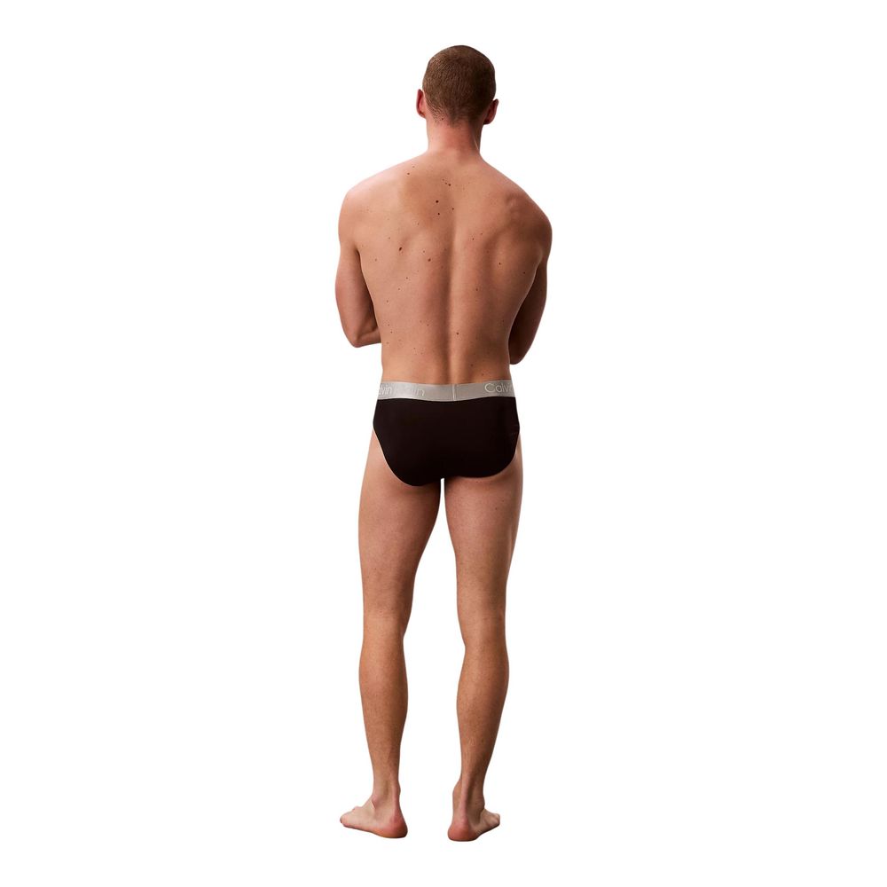 Schwarze und weiße Slips aus recyceltem Polyester Calvin Klein Underwear