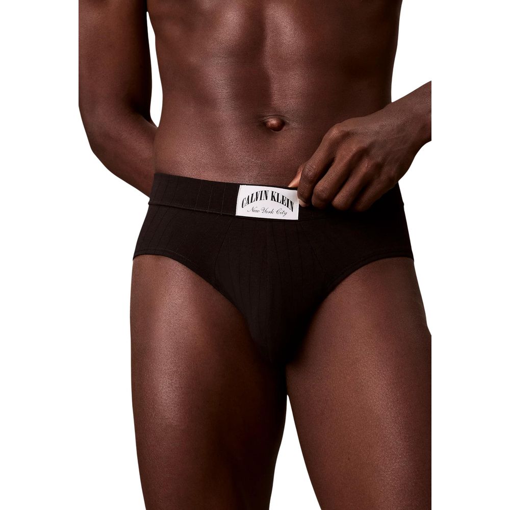 Schwarze Baumwoll-Slips Calvin Klein Underwear
