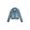 Blaue Jeansjacke aus Stretch-Denim Desigual