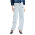 Blaue Baumwoll-Freizeithose Desigual