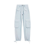 Blaue Baumwoll-Freizeithose Desigual