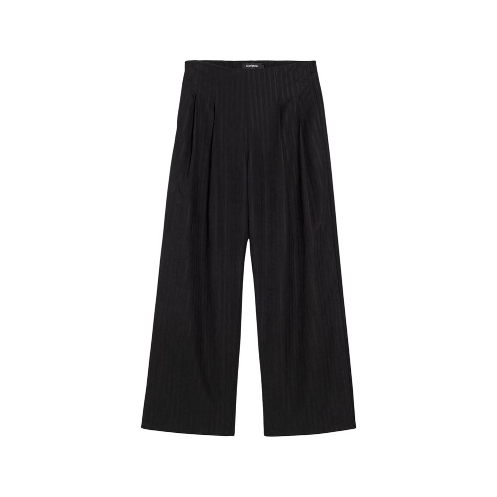 Schwarze Freizeithose aus Polyester Desigual