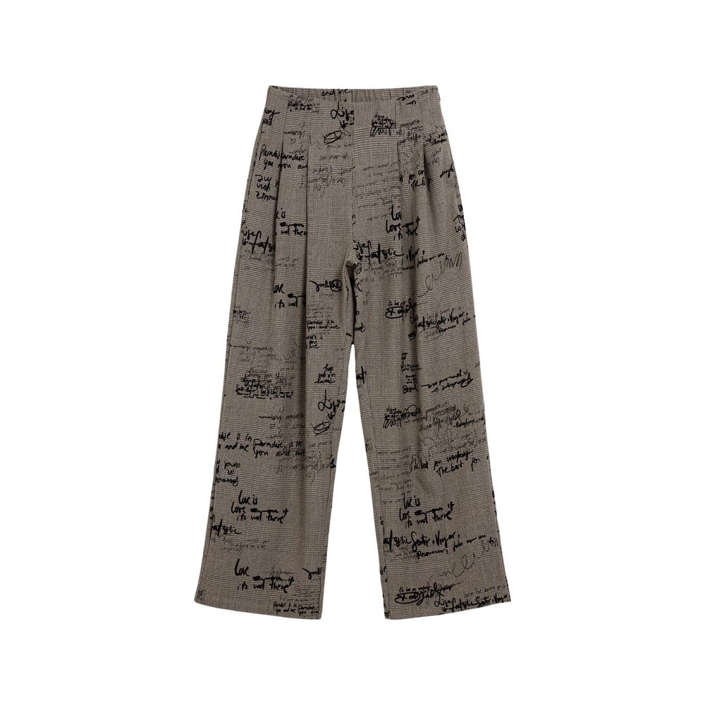 Graue Freizeithose aus Polyester Desigual