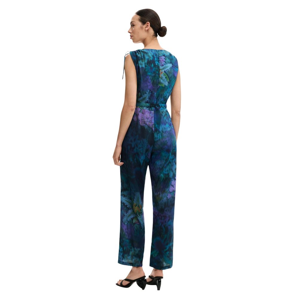 Blauer Viskose-Overall Desigual