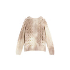 Beige Marabou Sweatshirt Desigual