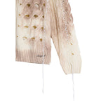 Beige Marabou Sweatshirt Desigual